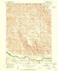 Taylor SE Nebraska Historical topographic map, 1:24000 scale, 7.5 X 7.5 Minute, Year 1952