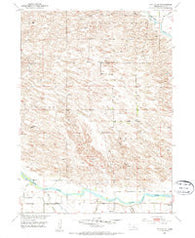 Taylor SE Nebraska Historical topographic map, 1:24000 scale, 7.5 X 7.5 Minute, Year 1952