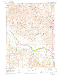 Taylor Nebraska Historical topographic map, 1:24000 scale, 7.5 X 7.5 Minute, Year 1952