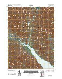 Taylor NE Nebraska Historical topographic map, 1:24000 scale, 7.5 X 7.5 Minute, Year 2011