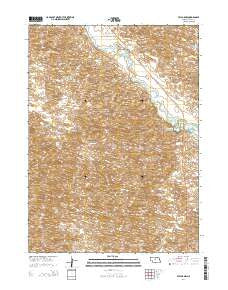 Taylor NW Nebraska Current topographic map, 1:24000 scale, 7.5 X 7.5 Minute, Year 2014