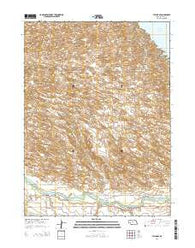 Taylor SE Nebraska Current topographic map, 1:24000 scale, 7.5 X 7.5 Minute, Year 2014