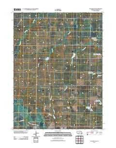 Tecumseh NW Nebraska Historical topographic map, 1:24000 scale, 7.5 X 7.5 Minute, Year 2011