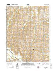Tecumseh NW Nebraska Current topographic map, 1:24000 scale, 7.5 X 7.5 Minute, Year 2014