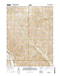 Tecumseh SE Nebraska Current topographic map, 1:24000 scale, 7.5 X 7.5 Minute, Year 2014