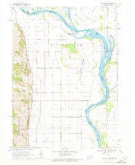 Tekamah NW Nebraska Historical topographic map, 1:24000 scale, 7.5 X 7.5 Minute, Year 1970