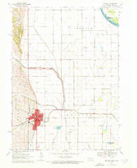 Tekamah Nebraska Historical topographic map, 1:24000 scale, 7.5 X 7.5 Minute, Year 1970