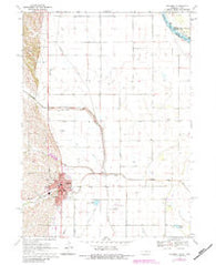 Tekamah Nebraska Historical topographic map, 1:24000 scale, 7.5 X 7.5 Minute, Year 1970