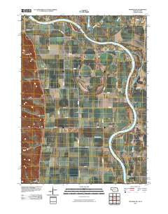 Tekamah NW Nebraska Historical topographic map, 1:24000 scale, 7.5 X 7.5 Minute, Year 2010