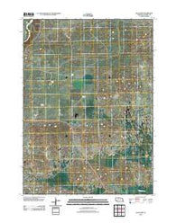 Thatcher Nebraska Historical topographic map, 1:24000 scale, 7.5 X 7.5 Minute, Year 2011