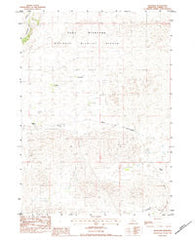 Thatcher Nebraska Historical topographic map, 1:24000 scale, 7.5 X 7.5 Minute, Year 1983