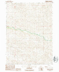 Thedford SW Nebraska Historical topographic map, 1:24000 scale, 7.5 X 7.5 Minute, Year 1986