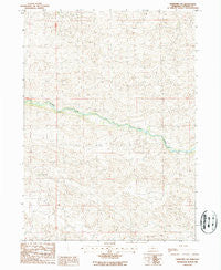 Thedford SW Nebraska Historical topographic map, 1:24000 scale, 7.5 X 7.5 Minute, Year 1986