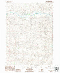 Thedford Nebraska Historical topographic map, 1:24000 scale, 7.5 X 7.5 Minute, Year 1986