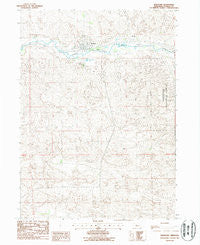 Thedford Nebraska Historical topographic map, 1:24000 scale, 7.5 X 7.5 Minute, Year 1986