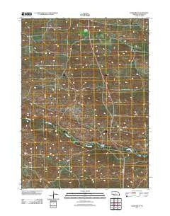 Thedford SE Nebraska Historical topographic map, 1:24000 scale, 7.5 X 7.5 Minute, Year 2011