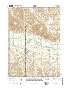 Tilden Nebraska Current topographic map, 1:24000 scale, 7.5 X 7.5 Minute, Year 2014