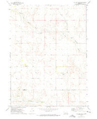 Tin Camp Ranch Nebraska Historical topographic map, 1:24000 scale, 7.5 X 7.5 Minute, Year 1972