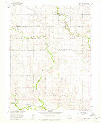 Tobias SW Nebraska Historical topographic map, 1:24000 scale, 7.5 X 7.5 Minute, Year 1960