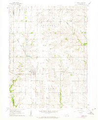 Tobias Nebraska Historical topographic map, 1:24000 scale, 7.5 X 7.5 Minute, Year 1961