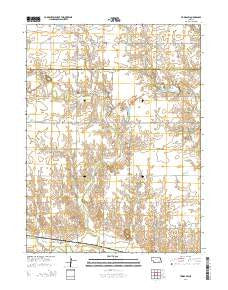 Tobias SW Nebraska Current topographic map, 1:24000 scale, 7.5 X 7.5 Minute, Year 2014