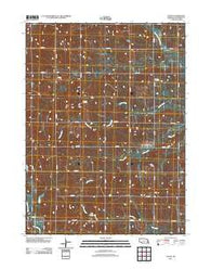 Touhy Nebraska Historical topographic map, 1:24000 scale, 7.5 X 7.5 Minute, Year 2011