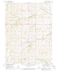 Touhy Nebraska Historical topographic map, 1:24000 scale, 7.5 X 7.5 Minute, Year 1969
