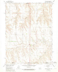 Trenton SE Nebraska Historical topographic map, 1:24000 scale, 7.5 X 7.5 Minute, Year 1962