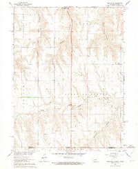 Trenton SE Nebraska Historical topographic map, 1:24000 scale, 7.5 X 7.5 Minute, Year 1962
