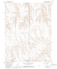 Trenton SE Nebraska Historical topographic map, 1:24000 scale, 7.5 X 7.5 Minute, Year 1962