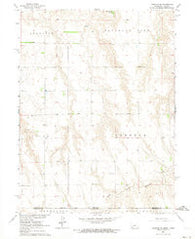Trenton SW Nebraska Historical topographic map, 1:24000 scale, 7.5 X 7.5 Minute, Year 1962