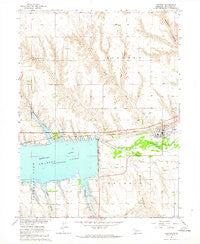 Trenton Nebraska Historical topographic map, 1:24000 scale, 7.5 X 7.5 Minute, Year 1962