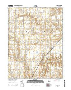 Trumbull Nebraska Current topographic map, 1:24000 scale, 7.5 X 7.5 Minute, Year 2014