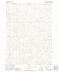 Trumbull Lake Nebraska Historical topographic map, 1:24000 scale, 7.5 X 7.5 Minute, Year 1990
