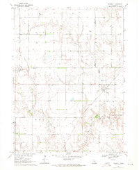 Trumbull Nebraska Historical topographic map, 1:24000 scale, 7.5 X 7.5 Minute, Year 1969