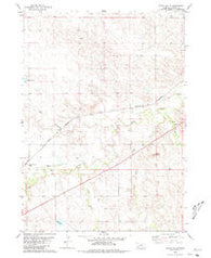 Trunk Butte Nebraska Historical topographic map, 1:24000 scale, 7.5 X 7.5 Minute, Year 1980