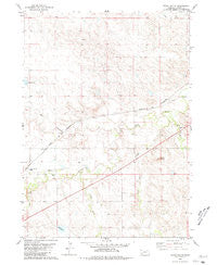 Trunk Butte Nebraska Historical topographic map, 1:24000 scale, 7.5 X 7.5 Minute, Year 1980