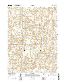 Tryon Nebraska Current topographic map, 1:24000 scale, 7.5 X 7.5 Minute, Year 2014
