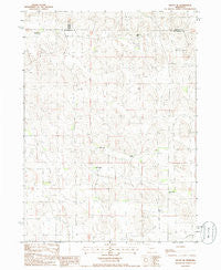 Tryon NE Nebraska Historical topographic map, 1:24000 scale, 7.5 X 7.5 Minute, Year 1985