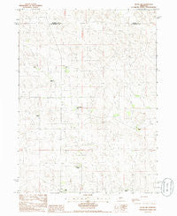 Tryon NW Nebraska Historical topographic map, 1:24000 scale, 7.5 X 7.5 Minute, Year 1985