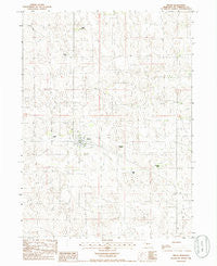 Tryon Nebraska Historical topographic map, 1:24000 scale, 7.5 X 7.5 Minute, Year 1985
