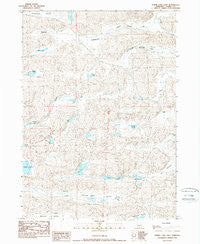 Turpin Lake East Nebraska Historical topographic map, 1:24000 scale, 7.5 X 7.5 Minute, Year 1989