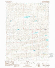 Turpin Lake West Nebraska Historical topographic map, 1:24000 scale, 7.5 X 7.5 Minute, Year 1989