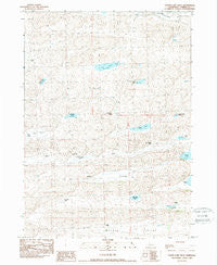 Turpin Lake West Nebraska Historical topographic map, 1:24000 scale, 7.5 X 7.5 Minute, Year 1989