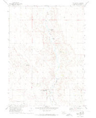 Twin Buttes Nebraska Historical topographic map, 1:24000 scale, 7.5 X 7.5 Minute, Year 1971