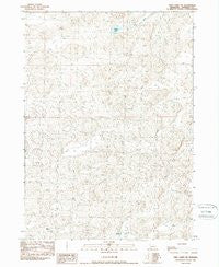 Twin Lakes NE Nebraska Historical topographic map, 1:24000 scale, 7.5 X 7.5 Minute, Year 1989