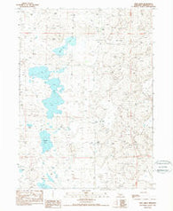 Twin Lakes Nebraska Historical topographic map, 1:24000 scale, 7.5 X 7.5 Minute, Year 1989