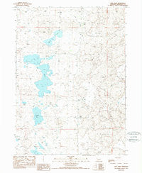 Twin Lakes Nebraska Historical topographic map, 1:24000 scale, 7.5 X 7.5 Minute, Year 1989