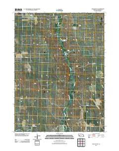 Twin Buttes Nebraska Historical topographic map, 1:24000 scale, 7.5 X 7.5 Minute, Year 2011