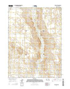 Twin Buttes Nebraska Current topographic map, 1:24000 scale, 7.5 X 7.5 Minute, Year 2014